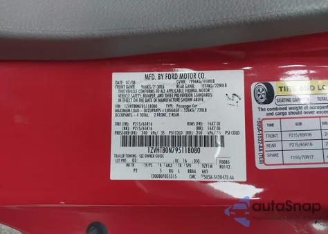 2009 Ford Mustang V6/V6 Premium from USA, damaged, VIN 1ZVHT80N795118080